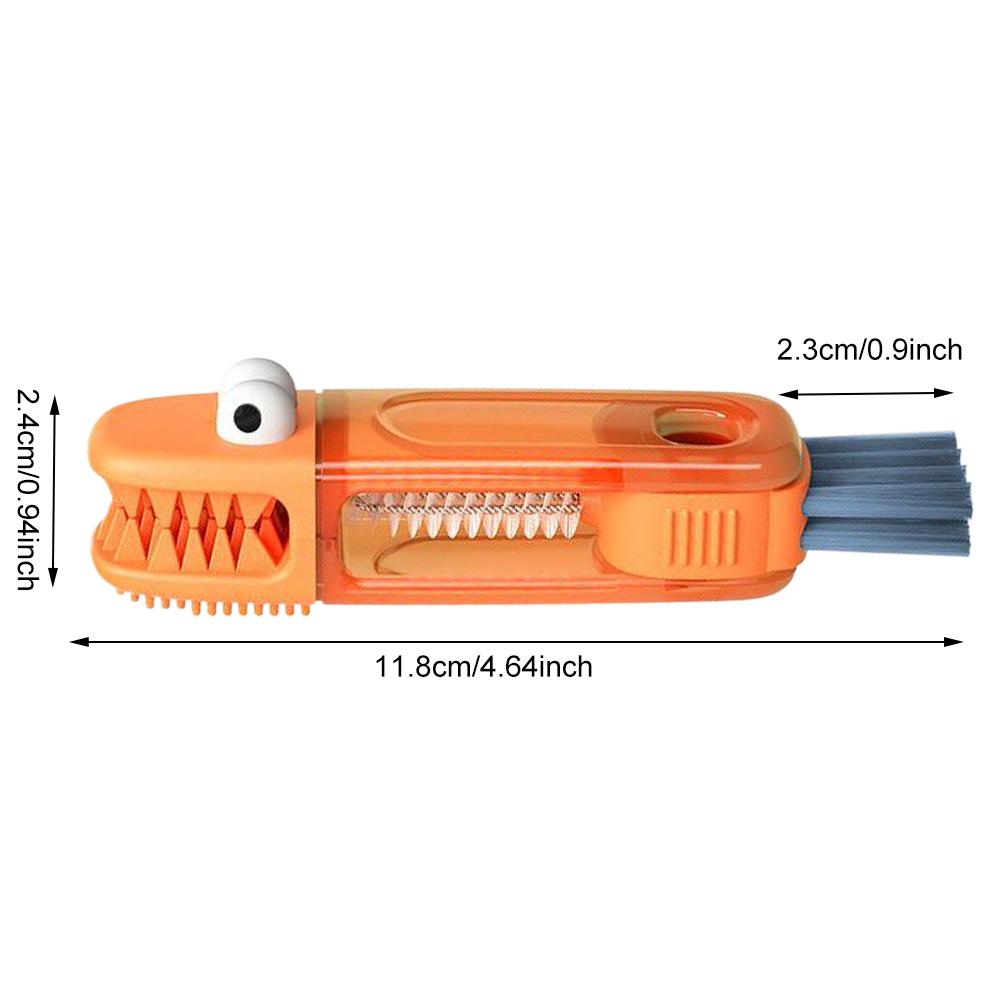 3 In 1 Multifunctional Cleaning Brush Tiny Bottle Cup Lid Detail Brush Straw Cleaner Tools Household Kitchen Cleaning Tool