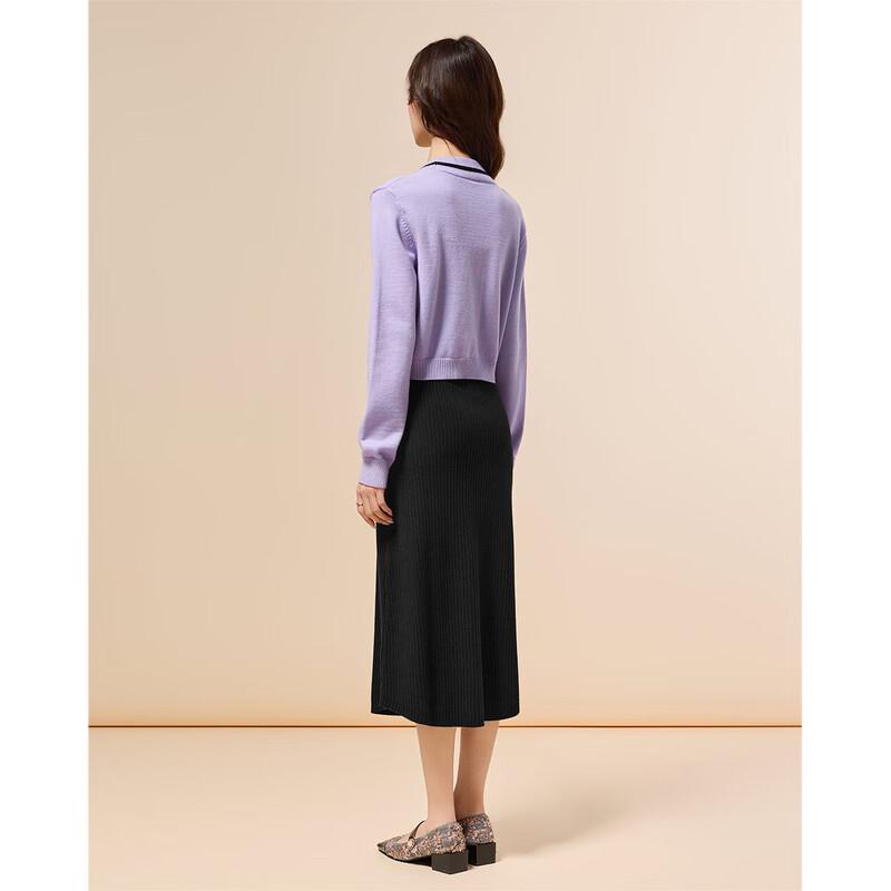 IEF Elegant French Knit Two-Piece Set