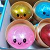 1-12p Push Bubble Colorful Dumpling Squishes Stress With Steamer Cute Anxiety Toy Soft Decompression Dough For Adults Prospector
