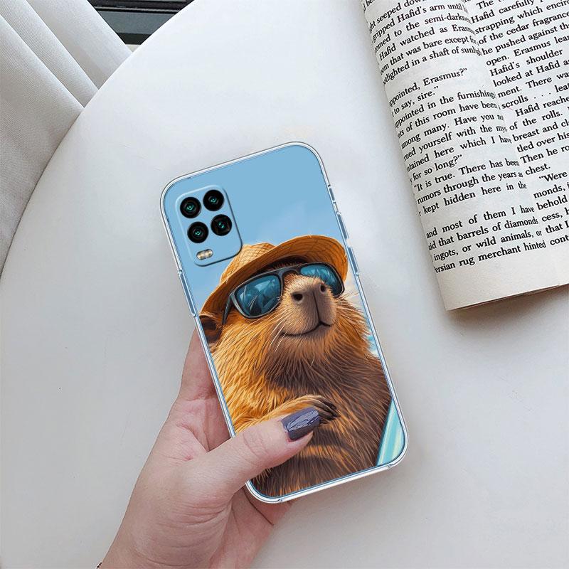 

Cartoon Capybara Transparent Phone Case for LG K22 K30 K40 K40S K41 K42 K50 K50S K51 K51S K52 K61 K62 K71 K92 Q61 LG K62