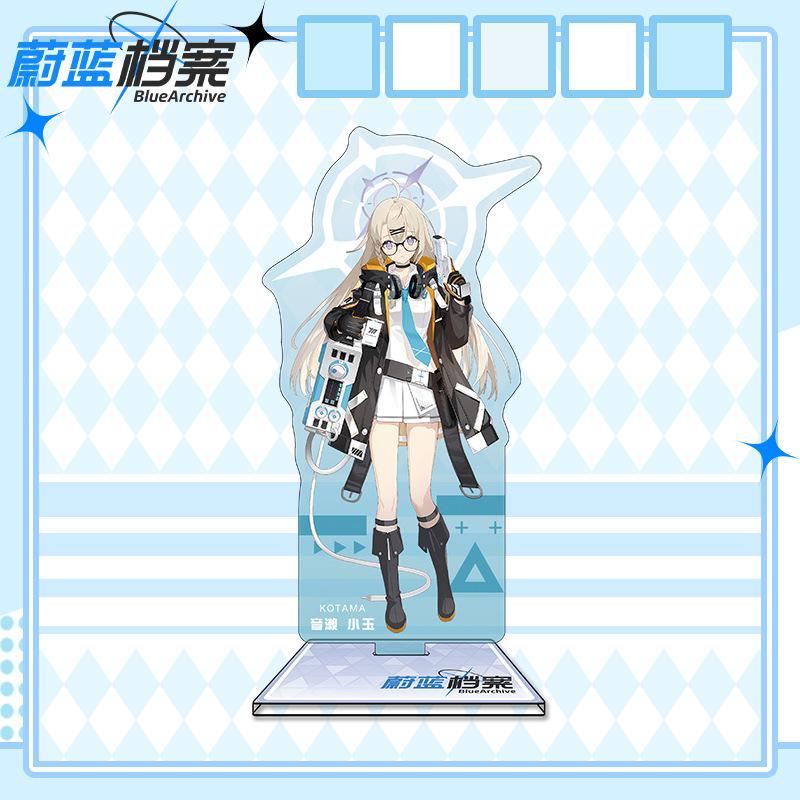 16cm Height Blue Archive Acrylic Stand Character Figurine
