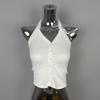 Korean Dongdaemun Slimming Sexy Halter Tank Top for Women