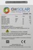 GWSOLAR 20W Solar Monocrystalline PERC Solar 12V Ideal for Energy 6 Surface Mounting Easy Installation from the Surface of the Cable Reverse Current