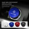 Car Alloy Cigarette Lighter Plug Cover Dust Protection Cap For Mercedes Benz W202 W212 W126 W140 W168 W177 CLS GLE GLC GLS CLA