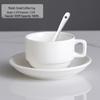 Shangqi 10-Piece White Small Plastic Coffee Cup Set with Lids