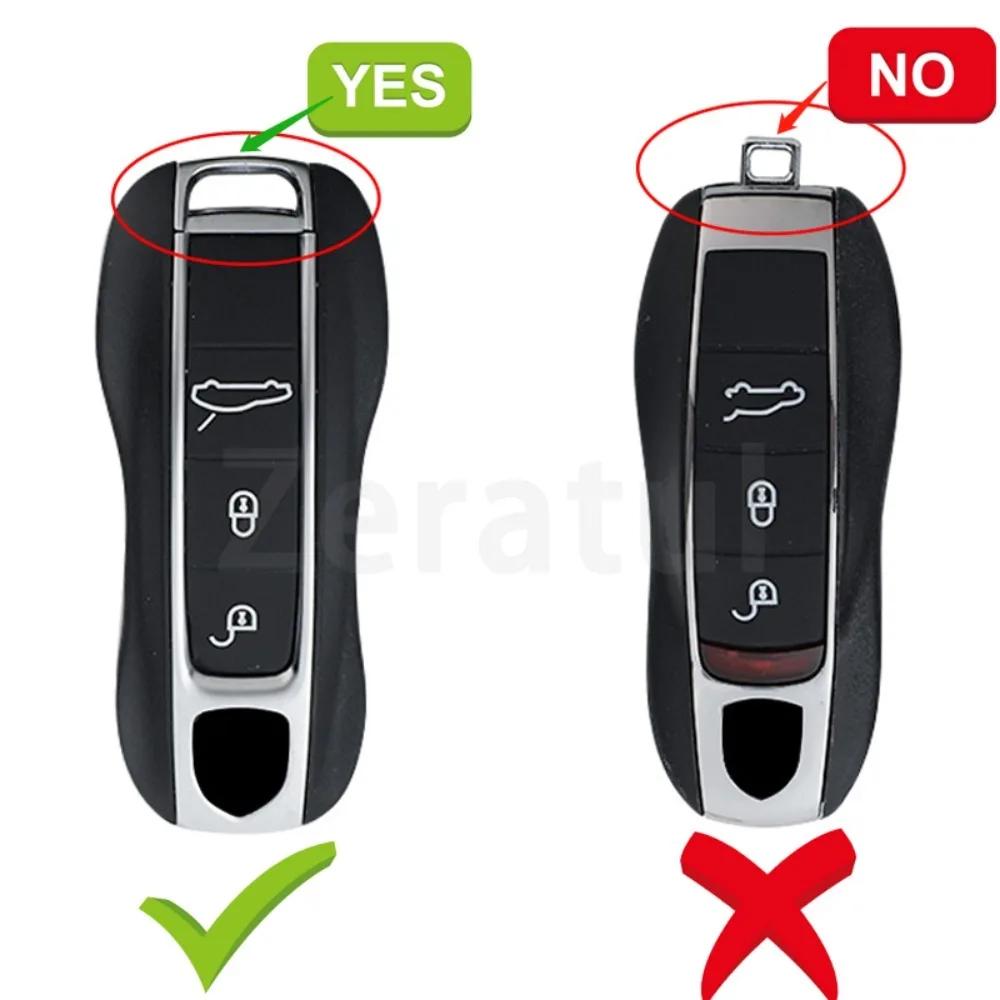 Soft Tpu Car Key Cover Case Bag For Porsche Macan 911 Panamera Cayenne Carrera Taycan Fob Shell Holder Protector Accessories