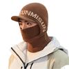 Windproof Mask  Neck Guard  Knitted Hat  Men's Winter Cycling Ear Protection  Warm Protection  Cold Proof Woolen Hat  Cold Hat Trend