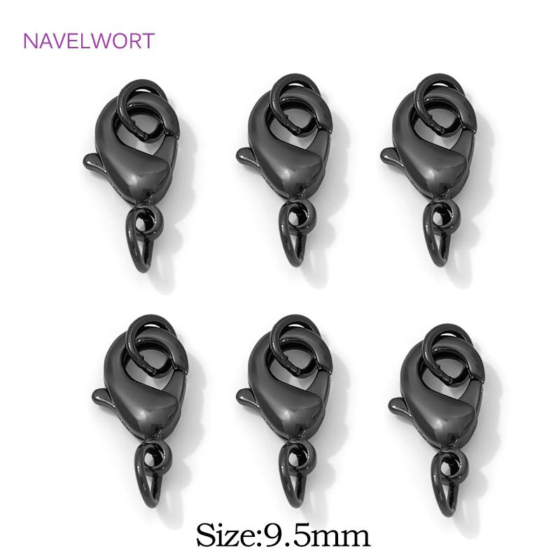 

Black Color Brass Lobster Clasp&Extender Chain,Clasp for jewelry,DIY Bracelet Necklace Making Accessories,Connectors For Jewelry 5 pieces