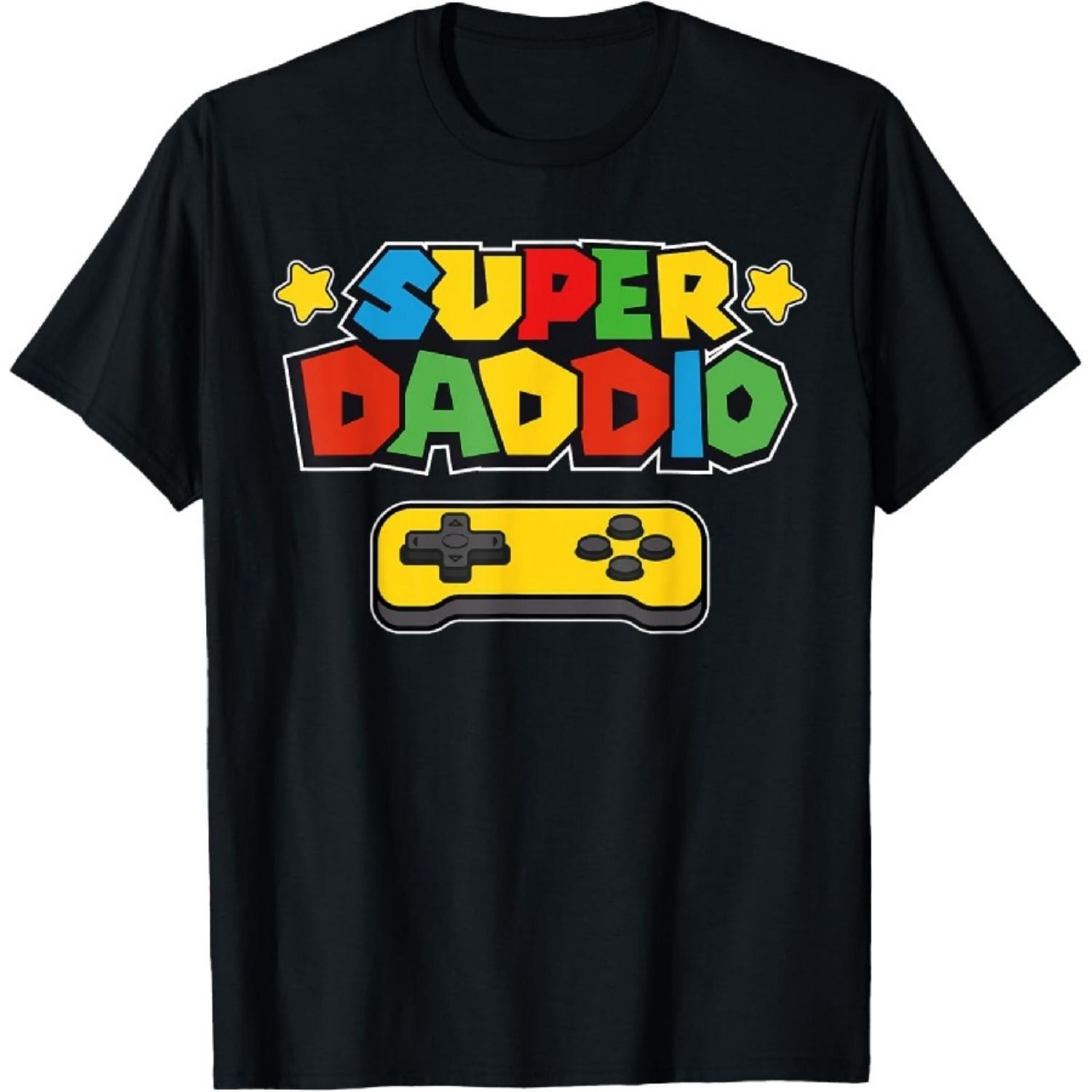 Футболка для папы-геймера Super Daddio S
