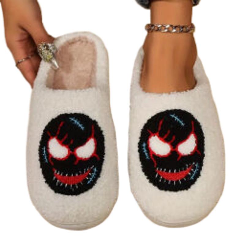 

New cotton drag Halloween shoes, new suede comfortable winter warm couple soft sole soft and comfortable 36-37
