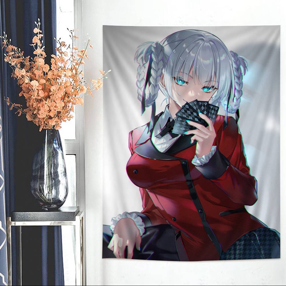 Japanese Manga Kakegurui Hanging Bohemian Tapestry Hippie Wall Hanging Bohemian Wall Tapestries Mandala Wall Hanging Home Decor