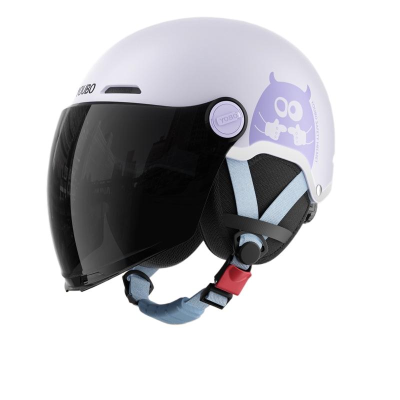 Electric Car Helmet Couple Four Seasons Universal Battery Motorcycle Men's Half Helmet Helmet