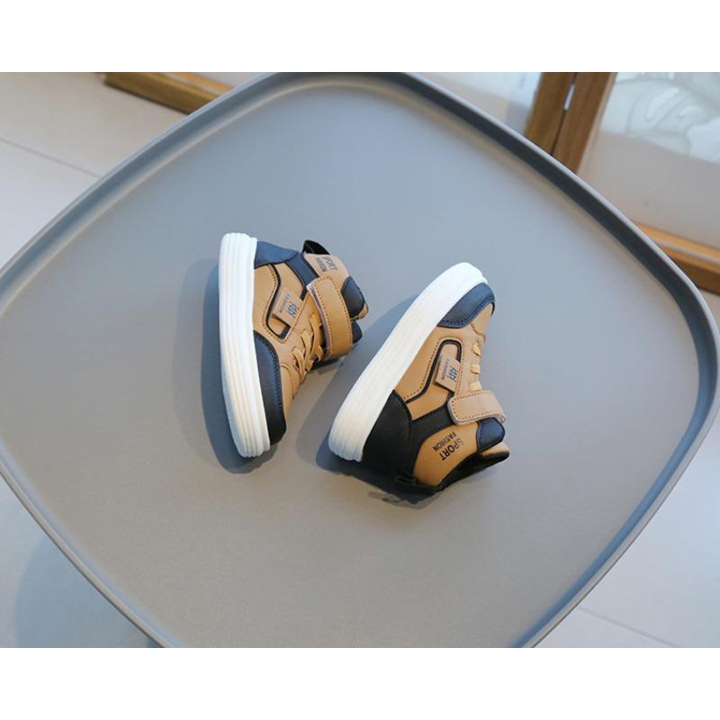 Kids High Top Platform Sneakers Lightweight Soft Soled Casual Sports Shoes For Boys Girls