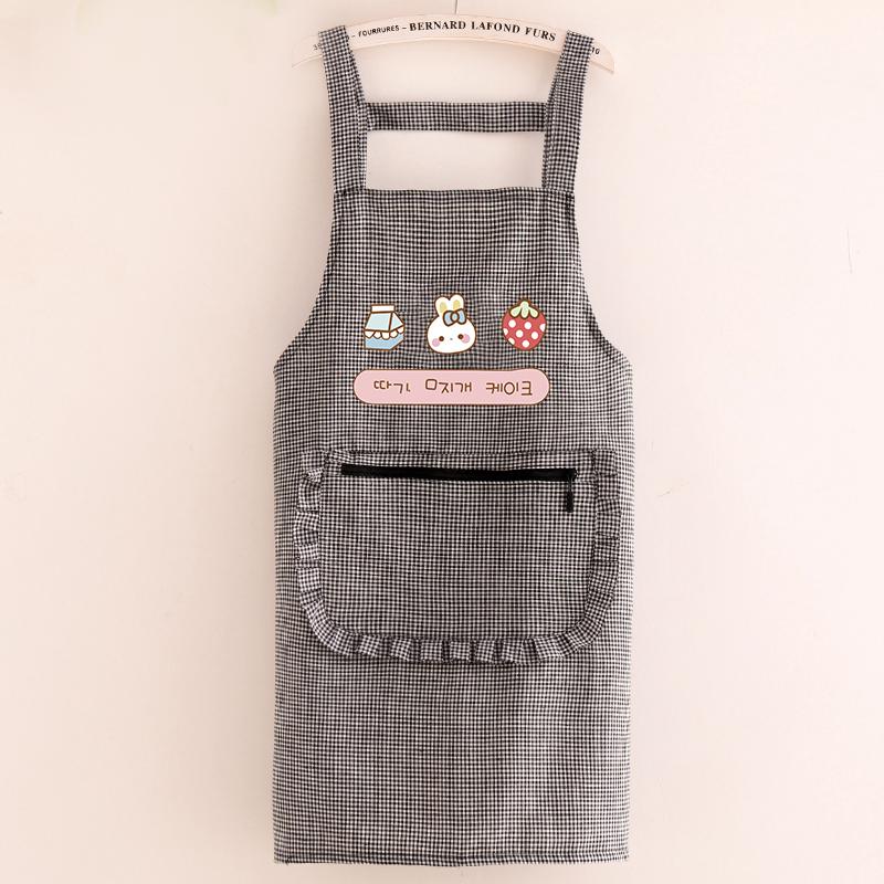 2023 Women's Cute Long Sleeve Kitchen Apron – Breathable, Stain & Wear Resistant Cooking Smock