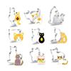 5/9Pcs Kitten Cat Shape Cookie Mold Stainless Steel Baking Tools  Kitchen Gadgets Home Party Gift