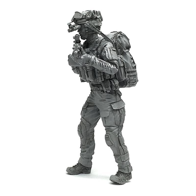 Figurine Résine 1:35 Futur Soldat – Non Assemblée Non Peinte – Kit Modèle