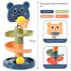 Non-Toxic Montessori Baby Toy Rolling Ball Tower Montessori Educational Games For Babies Stacking Track Baby Development Toys 1 2 3 Years