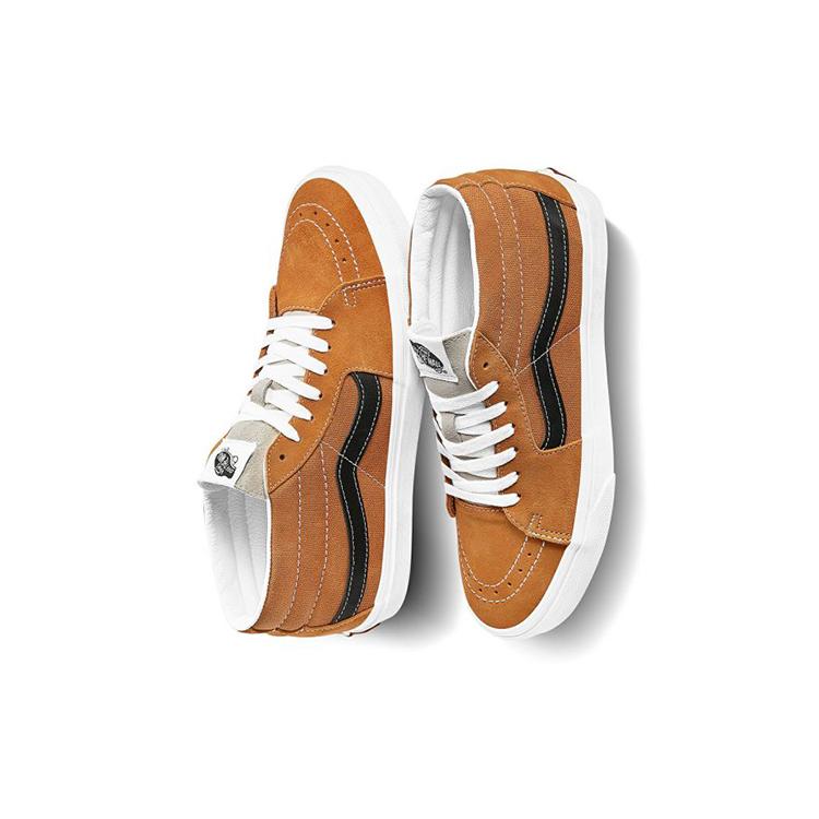 Vans Retro Sport Sk8 Mid Shoes Orange (Unisex) Skate Shoes VN0A3WM3WZ5