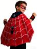 Spider-Man Children Cape Mask Set Halloween Cosplay Super Hero Costume Unisex Kids Performance Outfit Red Black Spiderman Costume Accessory