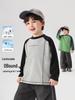 European Color Block Long Sleeve T-shirt for Boys - Casual Autumn 2025 New Collection for Babies & Toddlers