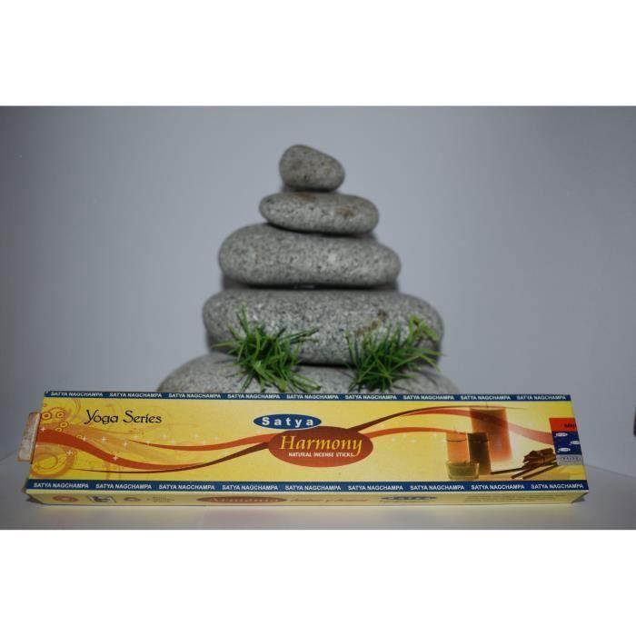 Encens - Satya - Harmony - Jaune - 15 g - Masala (mélange d'épices)