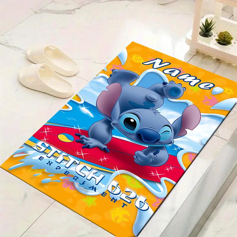 Custom 1Pc Stitch'S Cosmic Adventure Rug Office Carpet Indoor Outdoor Entrance Doormat Nonslip Soft And Comfortable Living Room D916302