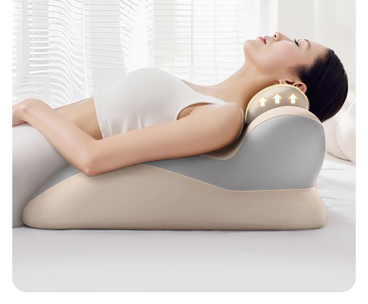 Washable Multi-Functional Neck & Lumbar Support Pillow with Cervical Spine Protection, for Side Sleeping & Maternity Use