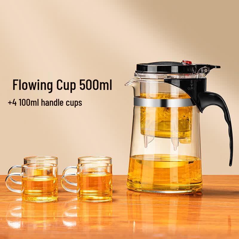 Glass Tea Infuser with Tea-Water Separation