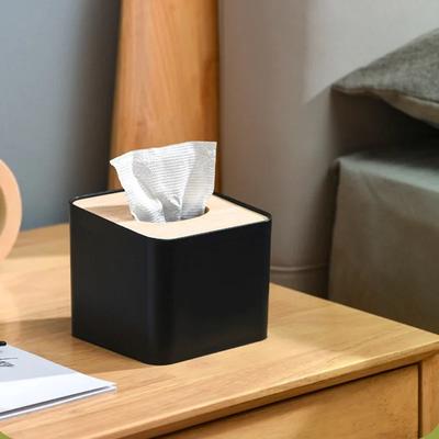 Square Paper Holder with Thick Material Anti Deform Moisture Proof Dust Proof Hotel Restaurant Canteen Bank Organization Box