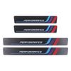 4pcs Carbon Fiber Sill Plate Stickers Guard Decals for Bmw Performance M 1 2 3 4 5 6 7 Series X1 X2 X3 X4 X5 X6 X7 Car Styling MRY7