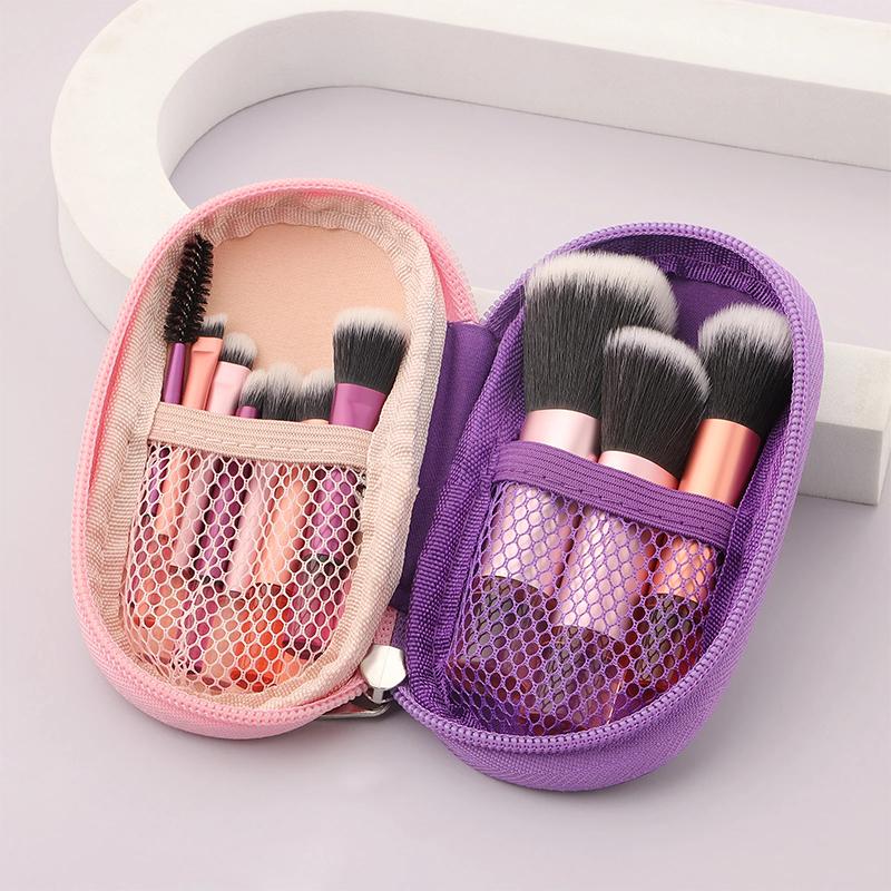 10 Pcs Mini Makeup Brush Set Powder Eyeshadow Foundation Blush Blender Concealer Beauty Makeup Tools Brush Professional Supplies