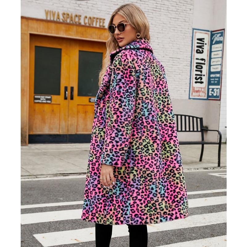 Fashion Casual Square Collar Long Coat Autumn and Winter