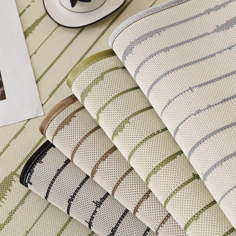 Special-Shaped Summer Ice Silk Sofa Cushion Summer Mat Seat Cushion Fixed Non-Slip Sofa Cover New Cover