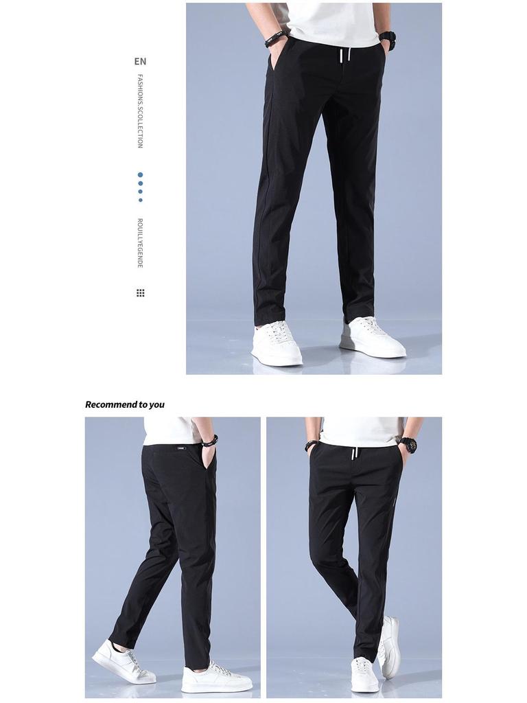 Men's Casual Loose Breathable Straight-Leg Pants - Autumn/Winter Trend