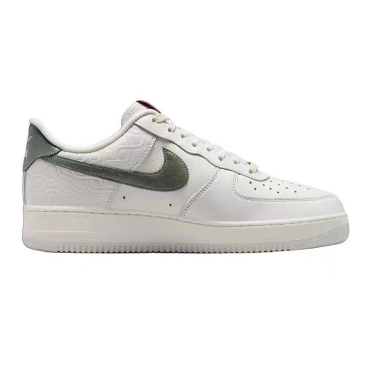 Nike Air Force 1 Slip Resistant, Abrasion Resistant, Lightweight Low top Skateboard Shoes Unisex White HV5979-130(Team56-)