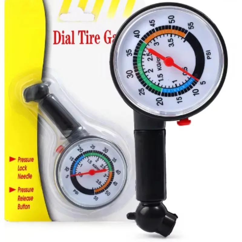 Car Tire Pressure Gauge Tyre Deflation Pointer Auto Tire Inflation Pressure Gauge Measurement High Precision Meter Detector