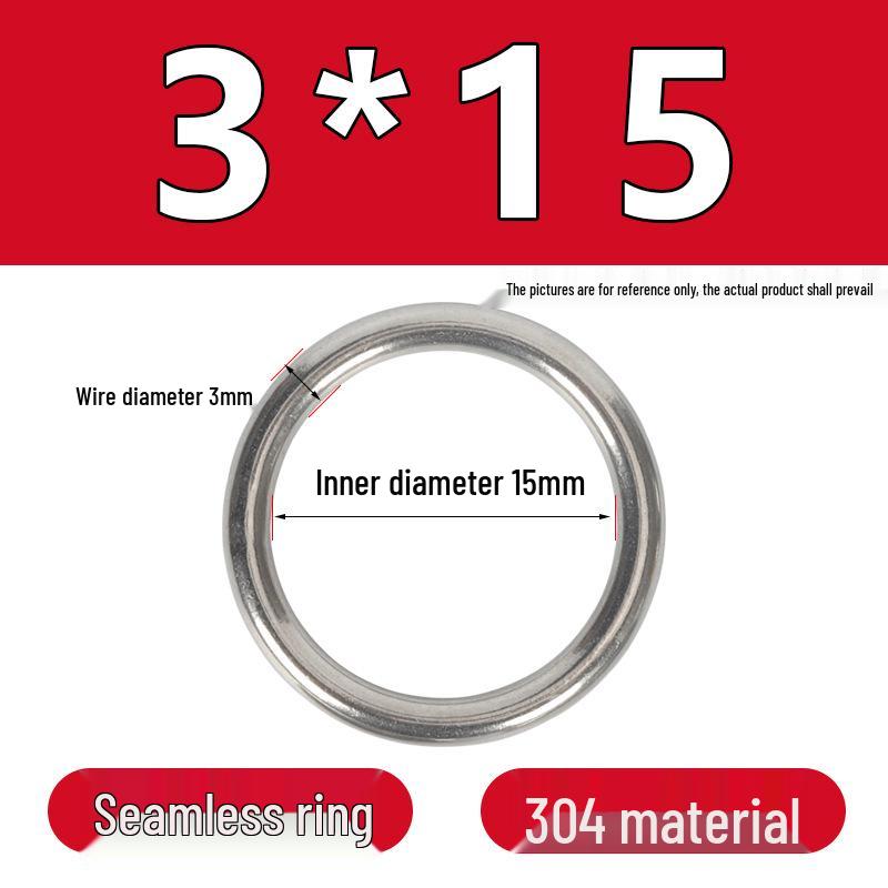 Stainless Steel Seamless O-Ring: Corrosion-Resistant Accessory for Handbags and Pet Gear