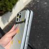 Cute Cartoon Lemon Striped Electroplated Glossy Phone Case for iPhone 17 16 Air 11 12 13 14 15 Pro Max 7 8 Plus Protective Cover