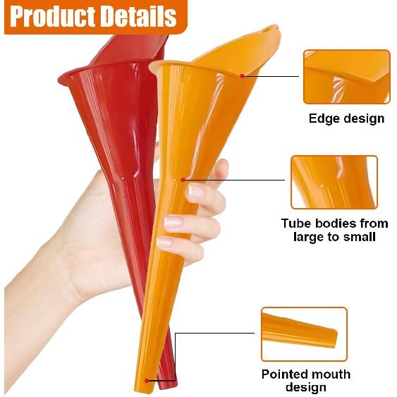 Long Neck Oil Funnel, Plastic Spill Saver Funnels, Multi-Function Funnel for All Automotive Oils, Water, Diesel Fuel, Lubricants, Engine Oils,
