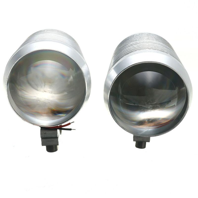 2Pcs 30W U2 Motorcycle LED Fog Lights Waterproof Metal Motorbike Driving Headlight High/Low Beam With Switch