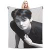 Cha Eun Woo Flannel Blanket Winter  Warm Soft Throw Blanket for Child Home Decor Fluffy Bedspread Sofa Bed Cover