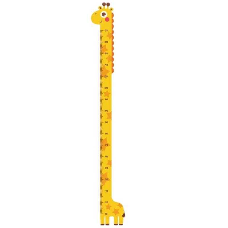 

Cute Cartoon Children s Height Chart Sticker Fun and Educational Dinosaur/Giraffe Wall Height Measuring Ruler Decor
