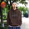 Men's Oversized Hooded Fleece-Lined Sweatshirt - Trendy Spring & Autumn Jacket