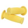 Nakira Motorcycle Grip Moped Handle Barrel Type 0.9 Inch (22.2 Mm) Left and Right Set Rubber F Type (Yellow)