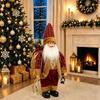 Fine Santa Claus Standing Figurine Christmas Decoration For Window Display Home Ornament