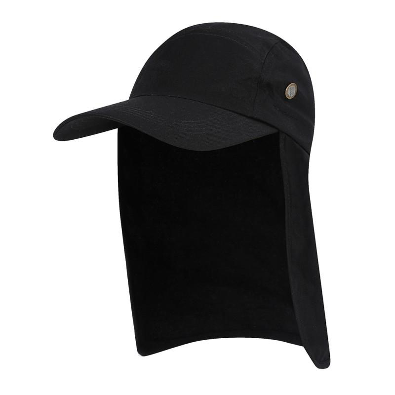 

Outdoor Use Summer Sunscreen Fisherman Hats Female Male Breathable Angling Caps Wide Brim Sun Hat with Neck Flap Suitable For Travel Practical Use