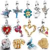 New In Pendant Charm Beads Fits Original Bracelet Bangle Necklace Keychain Women Luxury Diy Jewelry Party Festival Gift