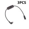 1/3Pcs USB-C To Type C Power Supply Cord 5V2A Short USB C Extension Cable With ON Off Switch For USB Fan LED Strips Desk Lamp