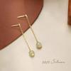 2023 High-End 925 Silver Long Tassel Earrings with Hetian Jade - Summer Drop Earring Accessories for Women