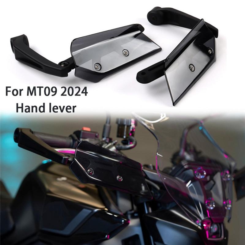 NEW-Motorcycle Bar End Base Deflectors Handguard Protector For MT-09 MT09 SP 2025 Hand Guards